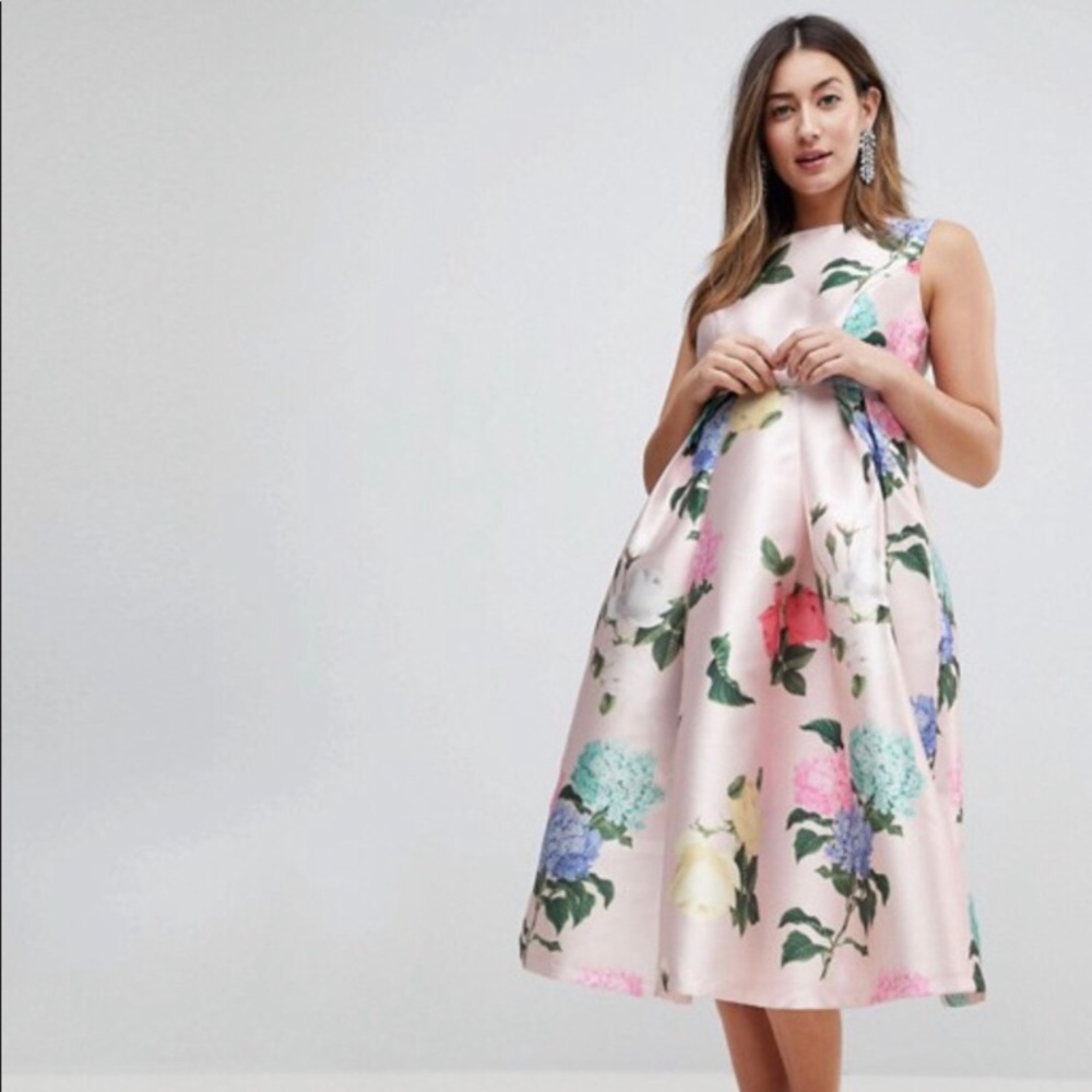 Chi Chi London satin dress (UK 10 / US 6)